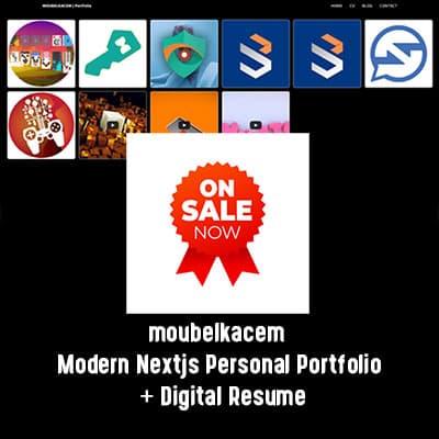 Modern Next.js Portfolio + Blog + Digital Resume